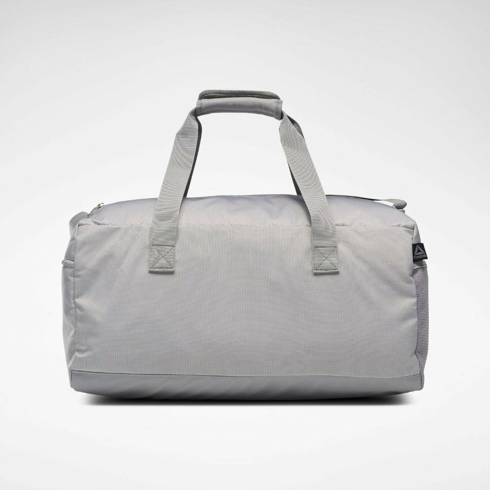 Reebok Foundation Grip Duffel Bag Medium Gray EH5558 New - Picture 2 of 7